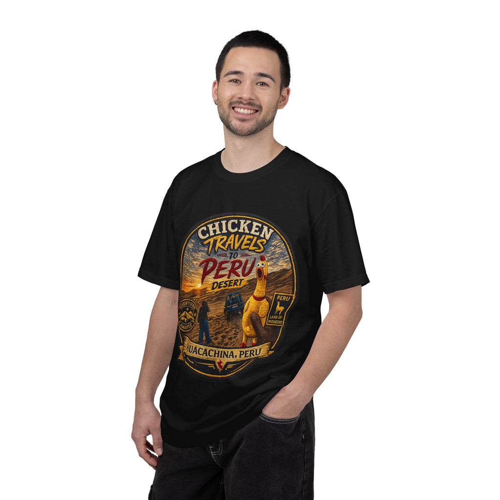 Copy of Chicken Travels Vintage Travel T-Shirt — "The Adventures of Chicken Travels" Tee