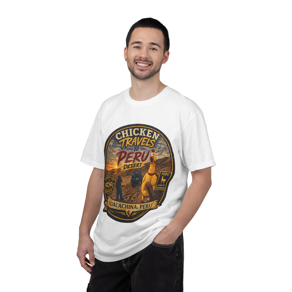 Copy of Chicken Travels Vintage Travel T-Shirt — "The Adventures of Chicken Travels" Tee