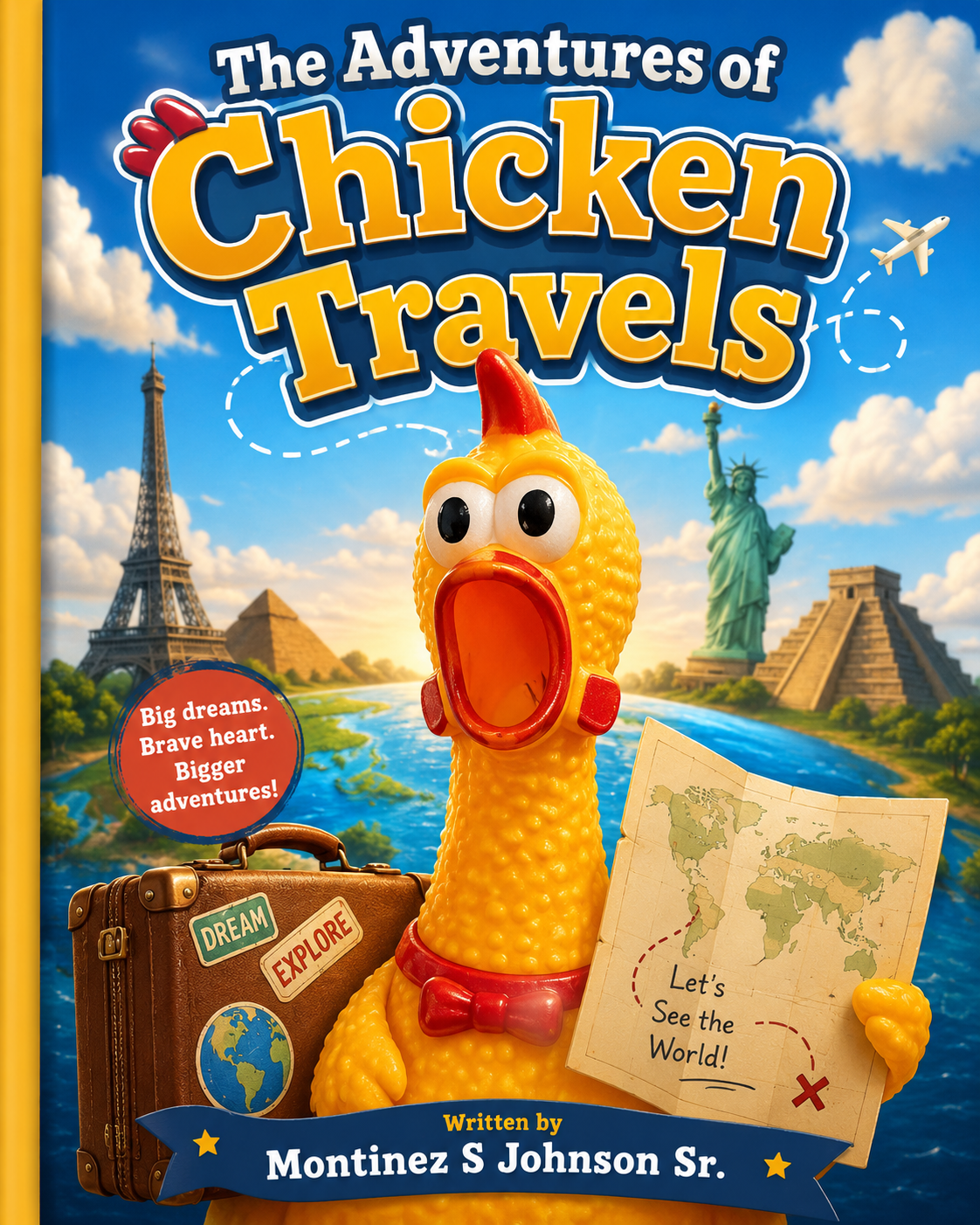 The Adventures of Chicken Travels | Educational Travel Books for Kids